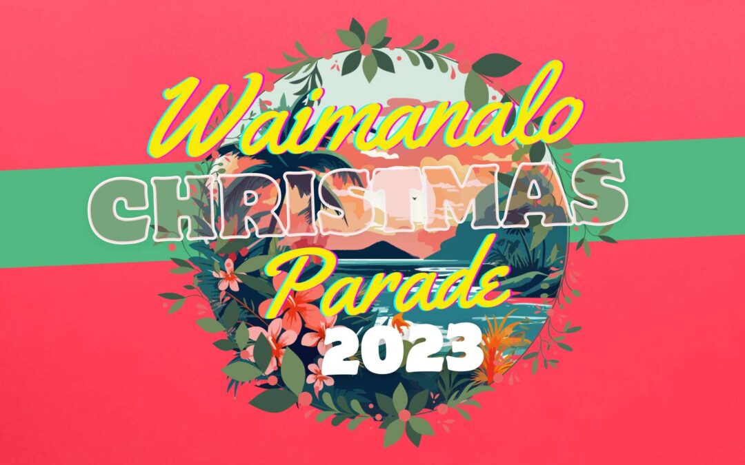 Waimanalo Christmas Parade Banner